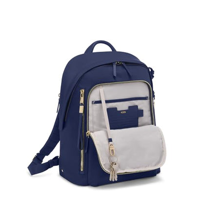Tumi Unisex Halsey Backpack, Indigo/Light Gold, One Size - color: Indigo/Light Gold