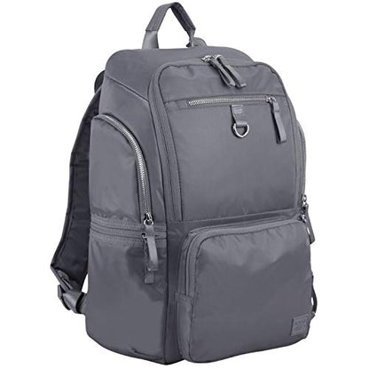 BODHI Baby Waterproof Multi-Function Travel Essentials Baby Tote Diaper Bag Backpack Changing Pad, Stroller Straps for Parents, Unisex, Ash Gray - color: Ash Gray