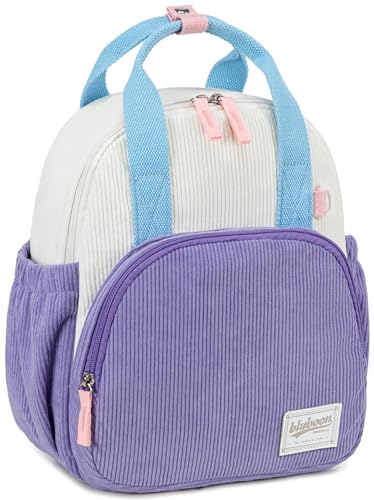Bluboon Toddler Backpack for Girls Boys 2-4 Cute 12" Preschool Kindergarten Backpacks Kids Daycare Bags School Travel (Purple-blue, Age 2-4 (12" H not Fit A4 Folder)) - color: Purple-blue, size: Age 2-4 (12" H not Fit A4 Folder)