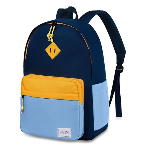 Chase Chic Kids Backpack for Girls - 17 inch School Backpacks for Toddler Fits 6 to 12 Years Old - Lightweight Water Resistant Preschool Bookbag for Travel Daycare (Light Blue) - color: Blue&light Blue