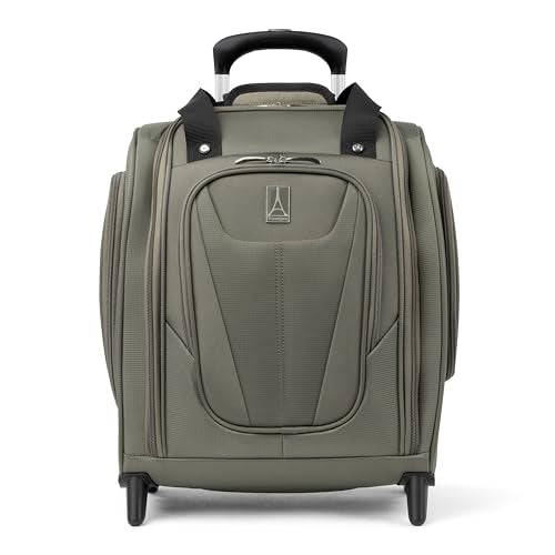 Travelpro Luggage Maxlite 5 Softside Lightweight Rolling Underseat Compact Carry on Upright 2 Wheel Bag, 15-Inch — Slate Green - color: Slate Green