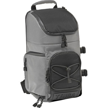 Tenba 632-632 Shootout Medium Convertible Photo Sling Bag (Silver/Black)