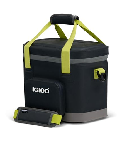 Igloo Trailmate Soft Sided Coolers | Portable Insulated Cooler Bag - color: 18-Can Jet Carbon