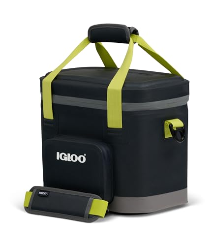 Igloo Trailmate Soft Sided Coolers | Portable Insulated Cooler Bag - color: 18-Can Jet Carbon