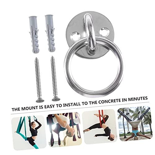 Toddmomy Suspension Trainer Bracket Durable Fixed Disk for Gymnastic Rings Yoga Swings Resistance Bands Easy
