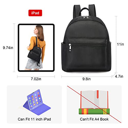LOVEVOOK Backpack for Women Light Weight Waterproof Backpack Purses Daily Backpack… | Light Weight - color: Black