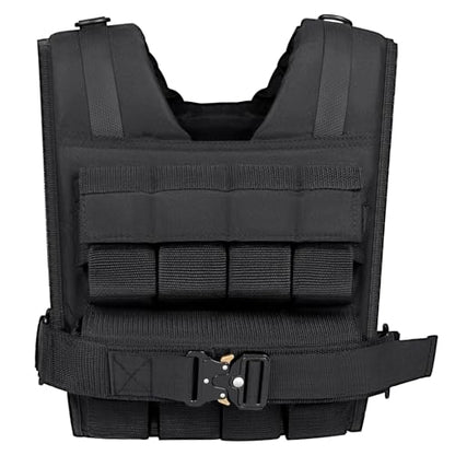 Weighted Vest Men 26lbs | 35lbs | 45lbs, Weighted Workout Vest With Removable Iron Weights, Weight Vest for Men and Women, Heavy Duty Weighted Exercise Vest for Strength Training Running Walking - size: 35lbs