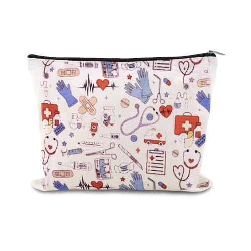 Family Medicine Travel Bag Small Pharmacy Organizer Medicine Bag Band Aid Ouchie Pouch Nurse Gifts for Nursing Student Pharmacist Dentist Doctor Gifts for Women Emergency Pouch Essential Storage Pouch - color: Family Medicine Travel Bag