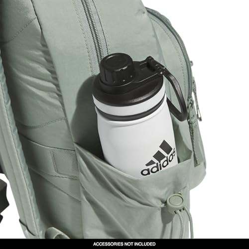 adidas Weekender Backpack – Small Lightweight Everyday Bag, 19L, Silver Green/1, OSFA - color: Silver Green/1