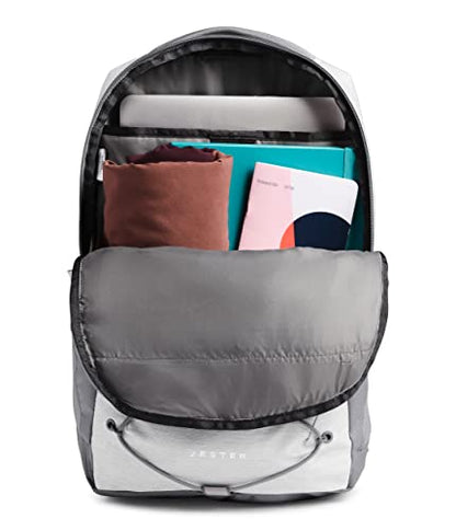 The North Face Women's Jester Commuter Laptop Backpack, TNF White Metallic Mélange/Mid Grey, One Size - color: Tnf White Metallic Mélange/Mid Grey