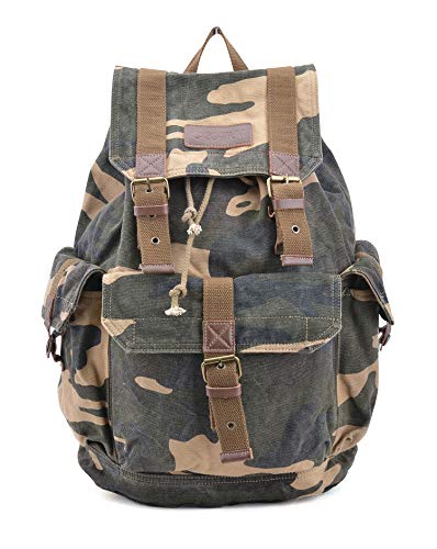 GOOTIUM 21101CAM Specially High Density Thick Canvas Backpack Rucksack (camouflage) - color: Camouflage, size: Large