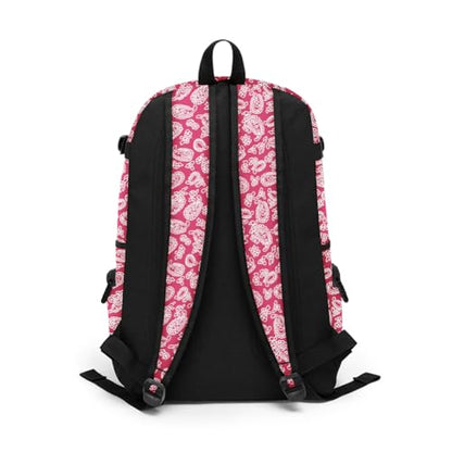 rickyh style School Backpack Travel Bag for Men & Women Lightweight College Back Pack with Laptop Compartmen - color: 01hongmao