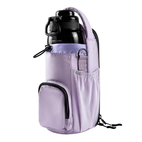 Magnetic Gym Bag for Men and Women, Magnetic Water Bottle Holder for Gym, Small Gym Bag, Gym Gifts for Women and Men (Purple, <40 OZ) - color: Purple, size: M