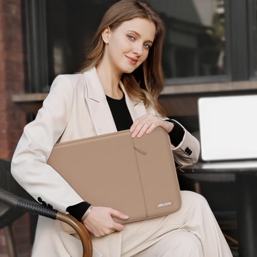 MOSISO Laptop Case 13 inch, Laptop Sleeve Compatible with MacBook Neo/Air/Pro 13 inch with A18/M5/M4/M3/M2/M1 Chip 2026-2016, Polyester Vertical Computer Sleeve Bag with Pocket, Bronze Brown - color: Bronze Brown, size: 13 inch