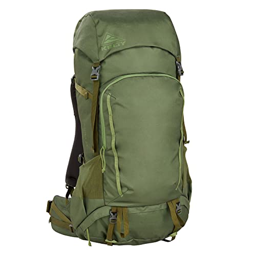 Kelty Asher Backpack, Daypack to Multi-Day Backpacking Capacity, Hiking, Lightweight Travel Pack, Internal Frame (55L Winter Moss) - color: Winter Moss/Dill, size: 55L