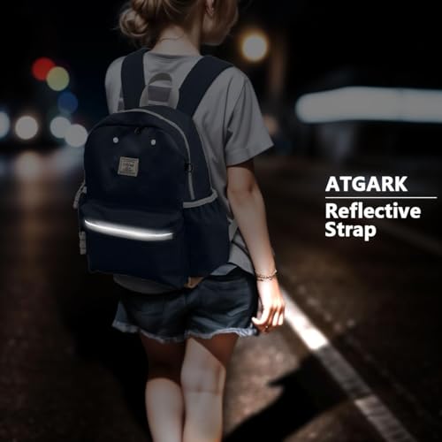 atgark Toddler Backpack for Boys 2-5: Preschool Kindergarten Backpack - 13" Daycare Backpack Fit A4 Folder - color: Dark Blue, style: Ages 2-5 (13" H Fit A4 Folder)