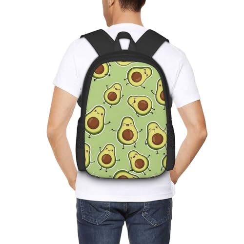 Breathable Outdoor Daypack Avocado Green, Durable Anti Theft Travel Backpack Adjustable Strap Shoulder Bag for Hiking Camping City Walking - color: Design (667)