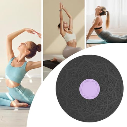 Wobble Balance Board - Non Slip Balancing Trainer, with Massage Points, 360 Degree Rotation, Workout Core Trainer for Home Gym Yoga Core Training, Sturdy Fitness Equipment 11.81 Inches