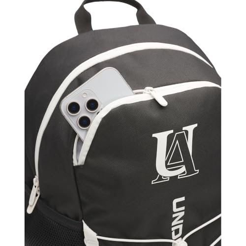 Under Armour Unisex Hustle Sport 6.0 Backpack, (006) Black/Black/Summit White, One Size Fits Most - color: (006) Black / Black / Summit White, size: One Size Fits Most