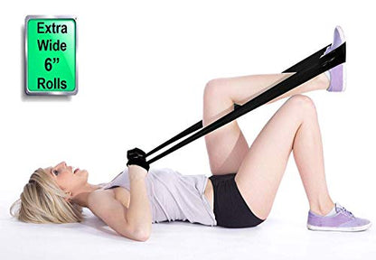 Resistance Band for Working Out | Super Exercise Bands 8,16,24 Yard Bulk Rolls |10 Strengths in Light Medium and Heavy Resistance Bands | Latex Free Workout Bands Including App and e-Book - size: 24 Yards, style: X Heavy