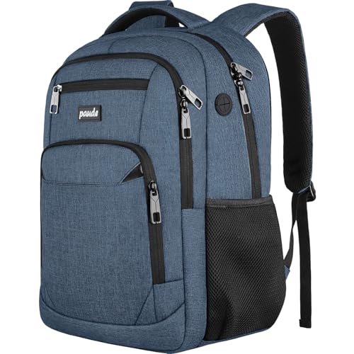 Paude Backpack School, Laptop, Bookbag for Teen Boys 15.6 Inch College, Business, Work, Travel (Blue, 15.6 inch) - color: Blue, size: 15.6 inch