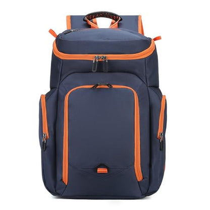 Basketball Backpack Large Sports Bag with Laptop Compartment, Ball and Shoe Compartment, for Volleyball Football - color: J