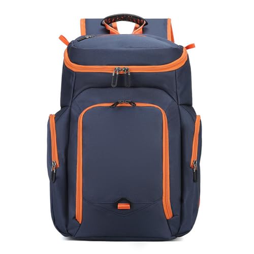 Basketball Backpack Large Sports Bag with Laptop Compartment, Ball and Shoe Compartment, for Volleyball Football - color: J