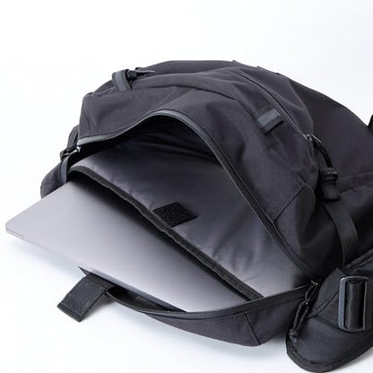 Chrome Industries Kadet Max Messenger Bag – Crossbody Sling Backpack for Men and Women w/Quick Release Buckle - color: Black