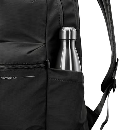 Samsonite Better Than Basic Backpack - Dedicated Laptop Compartment, Quick Stash Front Pockets and Lightweight Breathable Airmesh - Black - color: Black