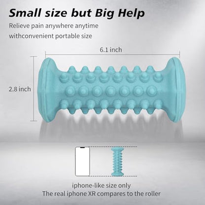 Plantar Fasciitis Relief,Foot Roller,Foot Massager Roller for Plantar Fasciitis,Deep Tissue Muscle Massage,Arch and Heel Pain Relief,Portable Reflexology Tool(Green) - color: Green