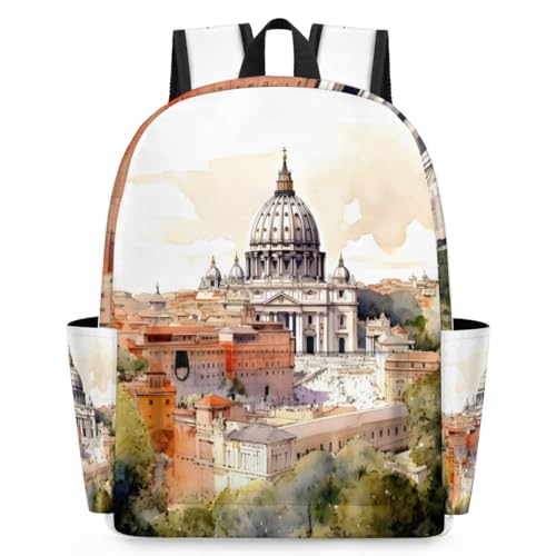 QsirBC Small Travel Backpack City Fun Style Casual Daypack Backpacks Lightweight Waterproof College Bookbags for Women Gift