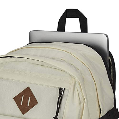 JanSport Main Campus Backpack - Travel or Work backpack w 15-Inch Laptop Sleeve and Dual Water Bottle Pockets, Coconut - color: Coconut