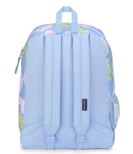 JanSport Cross Town Backpack 17" x 12.5" x 6" - Simple Bag for Everyone with 1 Main Compartment, Front Utility Pocket - Premium Class Accessories - Autumn Tapestry Hydrangea - color: Autumn Tapestry Hydrangea