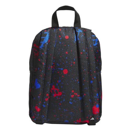 adidas Kids Gotta-Have-It Mini Backpack – School Bag for Girls and Boys, 10L, Splatter Black/White, OSFA - color: Splatter Black/White