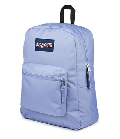 JanSport Cross Town Backpack - Simple Bag for Everyone with 1 Main Compartment, Front Utility Pocket - Premium Class Accessories - Lavender Ash - color: Lavender Ash