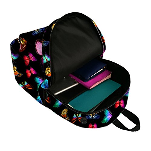 Butterfly School Bag Rucksack Backpack 15.5Inch - color: Butterfly 3