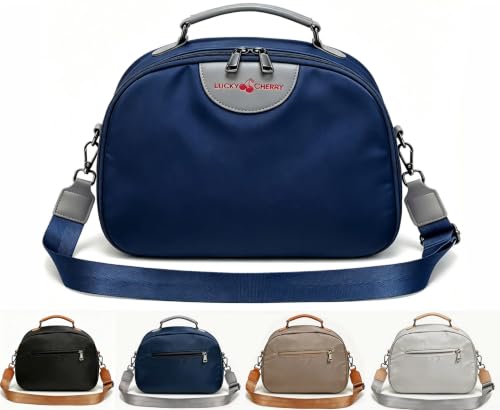 Insulated Lunch Box Lunch Bag for Women Teen Girls Teacher Mom,Soft Cooler | Large-Capacity | Water Resistant | Adjustable Strap Stylish Lunch Tote for School Office Work Travel Picnic - color: Navy Blue 8L
