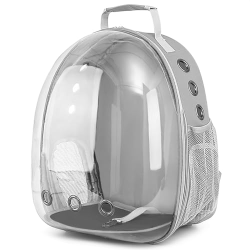 Pet Backpack Carrier,Bubble Backpack Cat Carrier,Pets and Small Dogs,Space Capsule Pet Carrier for Traveling, Walking, Hiking and Outdoor Activities (Gray) - color: Gray