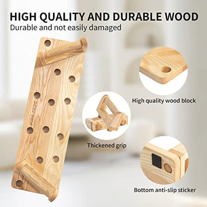 solid wooden Push Up Stands 10 in 1,Push Up Board,Portable Gym Accessories, Strength Training Equipment, Original Patent design – Home Workout Equipment，for men and Women