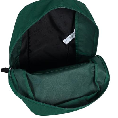 JanSport Cross Town Backpack 17" x 12.5" x 6" - Simple Bag for Everyone with 1 Main Compartment, Front Utility Pocket - Premium Class Accessories - Deep Juniper - color: Deep Juniper