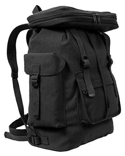 Rothco Canvas European Rucksack - color: Black