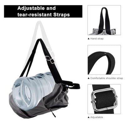 Kamo Drawstring Backpack Bag - Sport Swimming Yoga Backpack with Shoe Compartment, Two Water Bottle Holder for Men Women Large String Backpack Athletic Sackpack for Travel - color: Light Grey