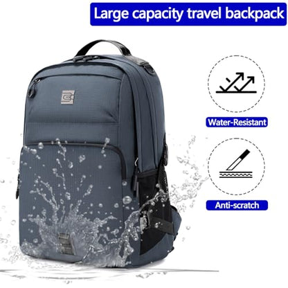 Laptop Backpack, Lightweight Waterproof Material, Travel Sports Bag, Suitable for 16 inch Laptops (Gray) - color: Gray