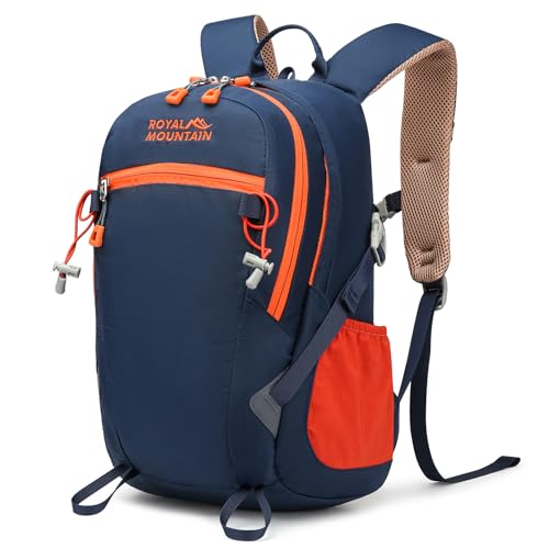 Hiking Backpack With Rain-cover, 30L Travel Backpacks For Women Men, Camping Daypack Backpacks Lightweight, Durable Hiking Backpack Fit For Camping, Daily Commuting, Short Trips (Navy Blue) - color: Navy Blue-01, size: 30L