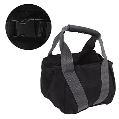 Workout Sandbag with Ergonomic Handle, Tear 12oz Canvas Weightlifting Sand Bag for Fitness Training, Adjustable 0 25lbs Kettlebell Sandbag for Home Gym and Outdoor Exerci