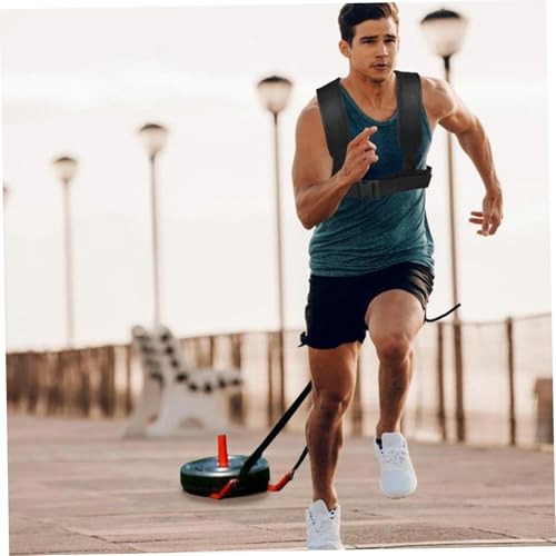 Weight Sled, Nylon Sled Harness Tire Pulling Harness, Speed Training Equipment Pull Strap for Sprint Running, Football, Basketball, Soccer Workout