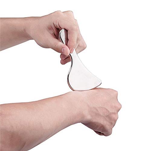 Medical Grade Stainless Steel Gua Sha Scraping Massage Tool - IASTM Tools Great Soft Tissue Mobilization Tool - style: C