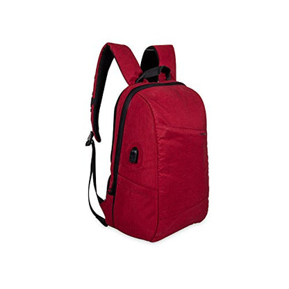 Rocktraveler RTL17RD Leisure Anti-theft Backpack Lap Top Bag, Red