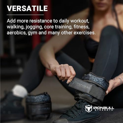 Adjustable Ankle Weights (10lbs/Pair) - Weighted Ankle Weight for Walking, Gym and Exercise - 2, 4, 6, 8, 10 LB Leg Weight Set with Straps for Women and Men - 1-5 lbs Each Ankle Adjustable for Weight Lifting - color: Neon Pink