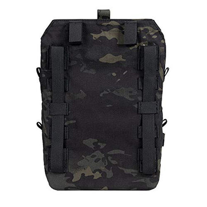 EXCELLENT ELITE SPANKER Tactical MOLLE Hydration Pack for 3L Hydration Water Bladder Molle Vest Accessory - color: Multcam Black